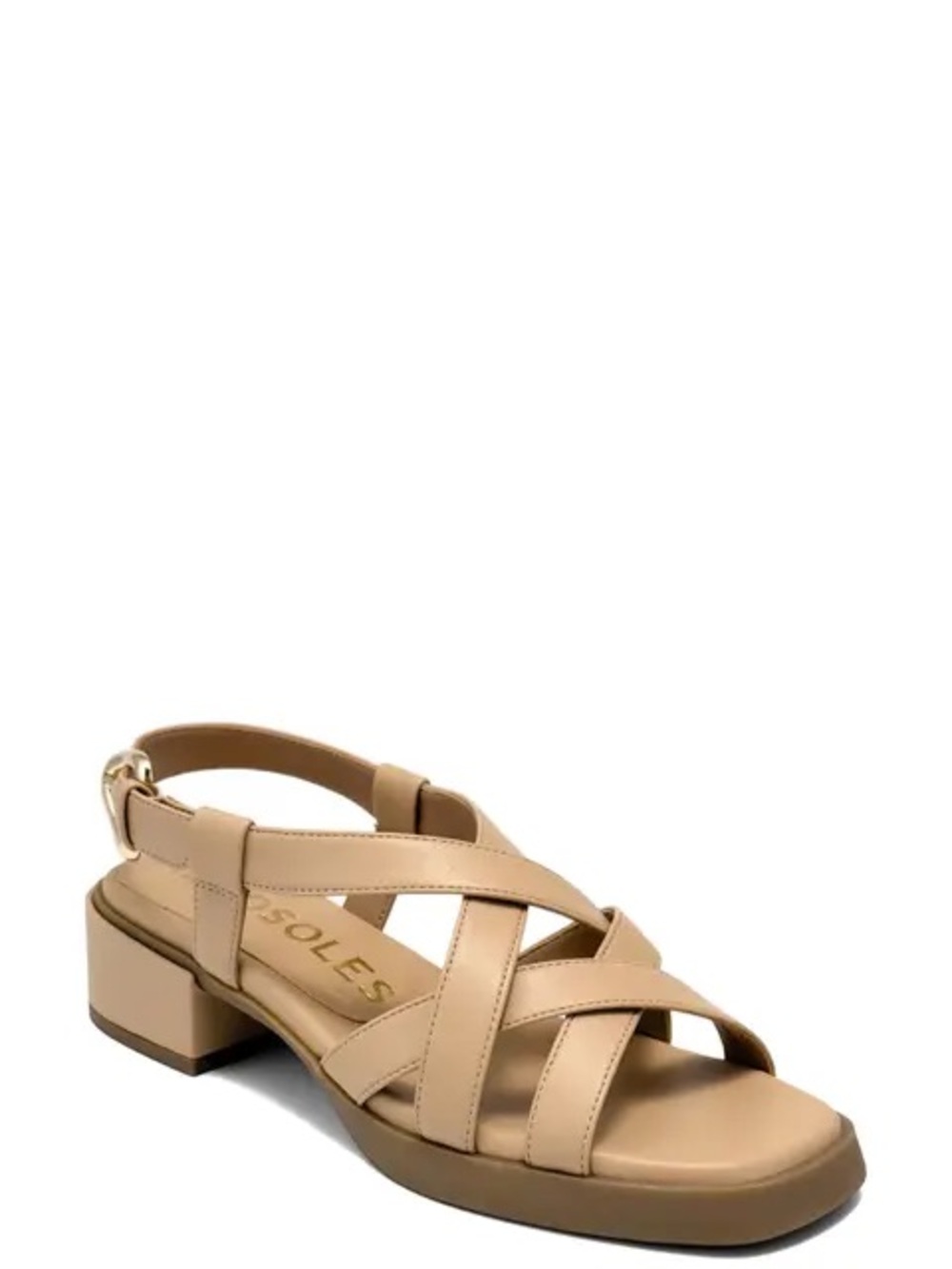 AEROSOLES Tan heeled Slingback Sandal